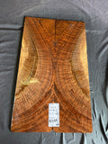 #1649 exotic grade curly walnut Instrument set