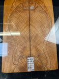 #1852 curly maple Instrument set