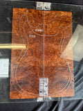 #1714 redwood burl Instrument set