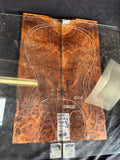 #1701 redwood Burl Instrument set