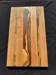 Mixed species cutting board (unfinished read description) #5017