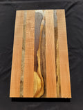 Mixed species cutting board (unfinished read description) #5017