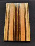 Figured mixed species cutting board (unfinished read description) #5018