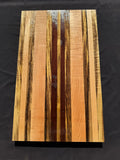 Figured mixed species cutting board (unfinished read description) #5018