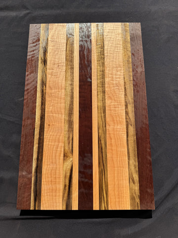 Mixed species cutting board (unfinished read description) #5016
