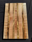 Figured maple/myrtle cutting board (unfinished read description)#5009