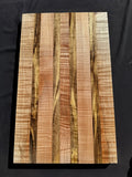 Figured maple/myrtle cutting board (unfinished read description)#5009
