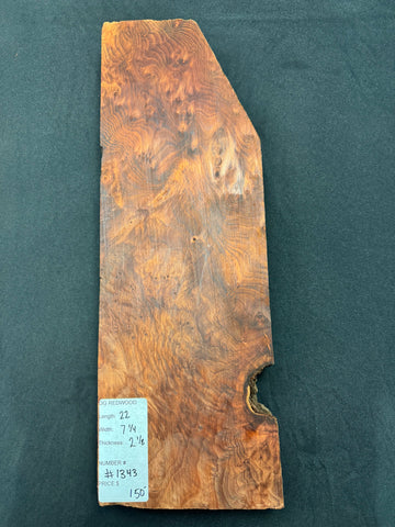 #1343 OG Redwood Billet Curl/Burl