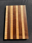 Highly figured cutting board (unfinished read description) #5007