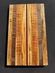 Figured mixed species cutting board (unfinished read description) #5008