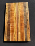 Figured mixed species cutting board (unfinished read description) #5008