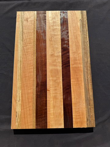 Mixed species Cutting board (unfinished read description) #5015