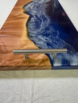 Epoxy and wood Ocean Serving Tray EW1001