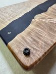 Epoxy & Curly Maple River Serving Tray EW1002