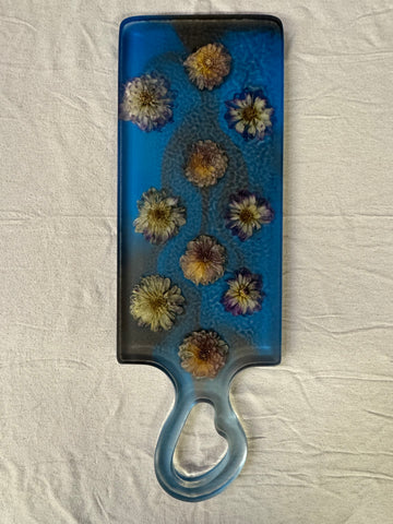 Epoxy & Dried Flower Charcuterie Board #EW1012