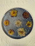 Round Epoxy & Dried Flower Charcuterie Board #EW1013