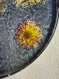 Round Epoxy & Dried Flower Charcuterie Board #EW1013