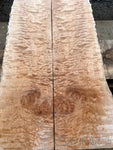 #162 A/B Spalted Quilted Maple Bookmatched Set