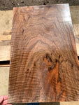 #166 A-E Full Body Flat Sawn Curly Bastogne Walnut Drop Top Billet