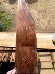 #66 Curly Claro Walnut Stock Blank